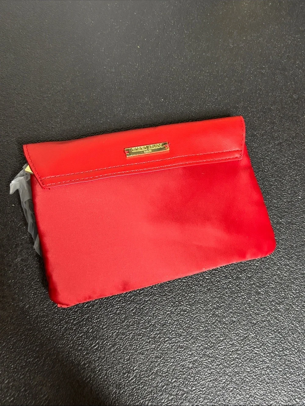 Giorgio Armani Red Beauty Cosmetic Bag With Dustbag New